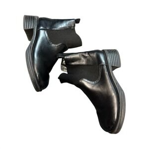 Steve Madden Jfabby Black Synthetic Textile Ankle Boots Women Size 3‎